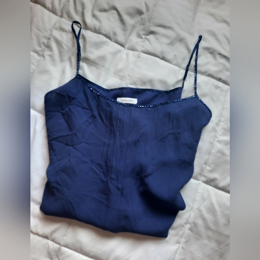 100% Silk Camisole with Beaded Details